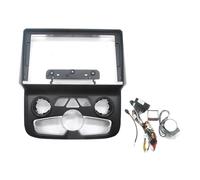 AJHJET Façade D'autoradio 9 Pouces AT pour Dodge pour RAM 1500/2500 2013-2019 Autoradio Fascias Android Lecteur 2 Din Unité Principale Panneau Tableau Bord Cadre Dash Entourée(B with CANBUS)