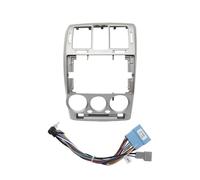 AJHJET Façade D'autoradio 9 Pouces Autoradio Android MP5 GPS Lecteur Stéréo 2 Din Unité Principale Panneau Tableau Bord Cadre pour Hyundai Getz 2002-2009 2010 2011 Dash Entourée(Left Wheel Cable1)