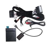 AJHJET Façade D'autoradio Adaptateur Faisceau Câbles 16 Broches Décodeur Boîte Canbus Câble d'alimentation Radio Android Système pour BMW NBT CCC CIC Evo Dash Entourée(Full Set Evo)