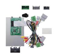 AJHJET Façade D'autoradio Adaptateur Faisceau Câbles Voiture 16 Broches pour Volvo pour XC60 pour S60 pour V60 2008-2017 Boîte Canbus Décodeur Câble Radio Android Dash Entourée(Full Set 60P BSJ)