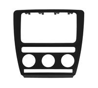 AJHJET Façade D'autoradio Cadre Plaque Frontale D'autoradio 2 DIN Cadre Panneau GPS Remplacement D'intérieur Voiture pour Skoda pour Octavia 2004-2009 2010 Dash Entourée