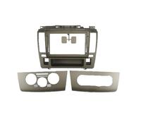 AJHJET Façade D'autoradio Cadre Tableau Carénage D'autoradio 9 Pouces 2 Din DVD GPS Mp5 Lecteur Android Kit pour Habillage pour Nissan pour Tiida pour Latio 05-10 Dash Entourée(Marron,Frame)