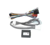 AJHJET Façade D'autoradio Kit D'installation Radio Stéréo 9 Pouces Cadre Adaptateur Fascia Tableau Bord avec Cage pour Clio 3 2005-2010 2011 2012 2013 2014 Dash Entourée(Only Cable A)