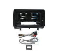 AJHJET Façade D'autoradio Kit D'installation Radio Stéréo 9 Pouces Cadre Adaptateur Tableau Bord avec Cage pour Clio 3 2005-2009 2010 2011 2012 2013 2014 Dash Entourée(Frame Cables CanbusA)