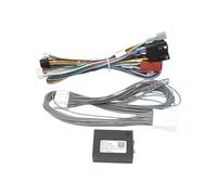 AJHJET Façade D'autoradio Kit D'installation Radio Stéréo 9 Pouces Cadre Adaptateur Tableau Bord avec Cage pour Clio 3 2005-2009 2010 2011 2012 2013 2014 Dash Entourée(Cable Canbus A)