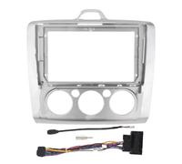 AJHJET Façade D'autoradio pour Ford pour Focus Mk2 MK3 pour S-Max 2004-2013 2014 Cadre Voiture Adaptateur Fascia Android Radio Tableau Bord Kit Montage Panneau Dash Entourée(MT Air Conditioning1)
