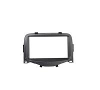 AJHJET Façade D'autoradio pour Peugeot 2005-2013 2014 10 Pouces/9 Pouces Din Cadre D'autoradio Panneau DVD Couverture Stéréo Câble Tableau Bord Plaque Frontale Dash Entourée(Frame C)