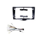 AJHJET Façade D'autoradio pour Toyota pour AYGO 2005-2014 10 Pouces/9 Pouces Din Cadre D'autoradio Panneau DVD Couverture Stéréo Câble Tableau Bord Plaque Frontale Dash Entourée(Frame B Cable)