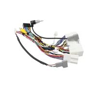 AJHJET Façade D'autoradio Tableau Bord Stéréo Automatique Plaque Frontale Garniture Fascia 9 Pouces Adaptateur Cadre Radio 2 Din pour Hyundai pour Tucson 2018-2020 Dash Entourée(Only Cable)