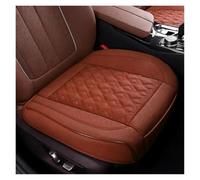 AJHJET Housses De Siège Auto Couverture Complète Siège Voiture | Universelle En Cuir Véritable Respirant Perforé Pour Berline Luxe SUV Coussins(Brown seat 1pcs)