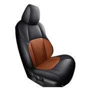 AJHJET Housses De Siège Auto Housses Siège Voiture Personnalisées | Pour Nissan Pour Tiida Pour Mars Pour Teana J32 Pour Rouge Pour Qashqai J11 Pour Juke Pour X Trail T32(1pcs-Black Brown)