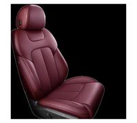 AJHJET Housses De Siège Auto Housses Siège Voiture sur Mesure | Pour Nissan Pour Tiida Pour March Pour Rouge Pour X Trail T32 Pour Qashqai J11 Pour Juke(Full Set-wine red)