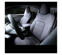 AJHJET Housses De Siège Auto pour Tesla pour Le Modèle XS | Housse Siège Voiture En Cuir Demi-ensemble Sièges Avant Ou Arrière Intérieur Complet Personnalisé(Le noir,Rear 2)