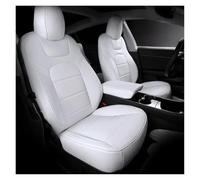AJHJET Housses De Siège Auto pour Tesla pour Le Modèle XS | Housse Siège Voiture En Cuir Demi-ensemble Sièges Avant Ou Arrière Intérieur Complet Personnalisé(Blanc,Rear 2)