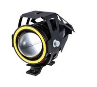 AJHJET Phare Auxiliaire Universel U7 Pour Moto, Pour Mini Lampe De Conduite À LED 1 Pièce Antibrouillard Yeux Super Brillants Projecteurs Supplémentaires Moto De Phare De Travail(1pcs yellow)