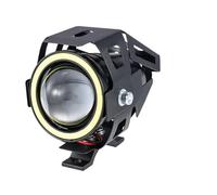 AJHJET Phare Auxiliaire Universel U7 Pour Moto, Pour Mini Lampe De Conduite À LED 1 Pièce Antibrouillard Yeux Super Brillants Projecteurs Supplémentaires Moto De Phare De Travail(1pcs white)