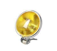 AJHJET Phare Avant Phare Moto Universel En Métal Rétro Pour Suzuki Rond Avec Support Galvanoplastie(A)