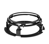 AJHJET Phare Avant Pièces D'auto De Moto Kit Support Phare 5,75 Pouces Pour Mené Rond(1 piece Black)