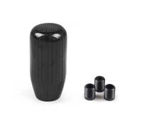 AJHJET Pommeau Levier Vitesse Course En Fibre Carbone Changement Manuel Poignée Ronde Forme Boule Pommeau Levier Vitesse(73MM black)