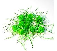 AJHMGJGO Lot de 10 leurres de pêche souples en forme de dés avec tentacule, appâts de pêche Tumbleweed pour bar, équipement de rechange professionnel portable (vert)