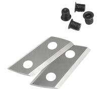 Ajhui Couteau de Rechange for broyeur de Jardin, Lame de Rechange, Compatible avec Einhell BR-MH 2440 GC-KS 2540 GH-KS 2440 HMH-E 2440