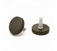 ajile - 1 pièce - Pied molette réglable ajustable - Vis acier zingué diam. 8 mm, longueur 21 mm