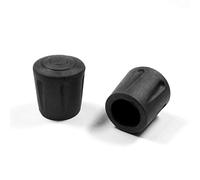 Ajile - 100 pcs - Protection Pied de Chaise et Table - Patins épais Antidérapants et Résistants - Embout à insérer - Protège Sols et Meubles - Tampon en Caoutchouc Noir Ø16 mm - Fabriqué en Europe