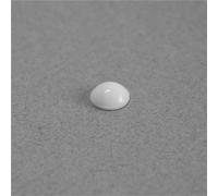 ajile - 12 pièces - Butée adhésive porte tiroir salle de bain DÔME 9,5 x 3,8 BLANC butoir amortisseur silencieux