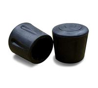 Ajile - 16 pcs - Protection Pied de Chaise et Table - Patins épais Antidérapants et Résistants - Embout à insérer - Protège Sols et Meubles - Tampon en Caoutchouc Noir Ø8 mm - Fabriqué en Europe