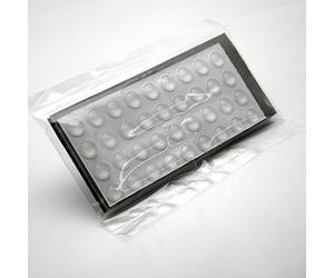ajile - 36 pièces - Butée adhésive porte tiroir cuisine DÔME 6,4 x 1,6 TRANSPARENT butoir amortisseur silencieux - BHE961-L