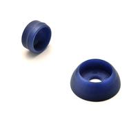 Ajile - 4 pièces - Cache de sécurité Skiffy pour vis écrou filetage diamètre 10 mm (M10) - BLEU - FAK710