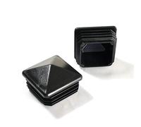 ajile Bouchon Embout Plastique NOIR Carré Pyramide 50 x 50 mm pour Poteau Piquet Clôture Grillage - Sachet de 10 pièces - ECP150x10-FBA