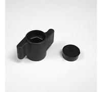 ajile - Bouton Écrou Papillon de Blocage, Réglage à Ailettes - Tête en Polyamide NOIR de Diamètre 30 mm - Vis ou Écrou M5 (Non Fourni) à Assembler - Sachet de 10 pièces - MBP305x10-FBA