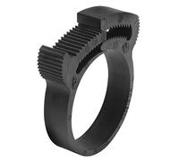 ajile Collier de Serrage Plastique Nylon NOIR pour Câbles, Conduites, Durites et Tuyaux Diamètre 34,3 à 37,9 mm - Sachet de 10 Pièces - QHC134x10-FBA