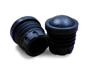 ajile Embout Antidérapant en Caoutchouc Renforcé Vulcanisé NOIR pour Pied de Chaise Diamètre EXTÉRIEUR 22 mm - Sachet de 16 Pièces - EHC122x16-FBA