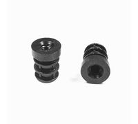 ajile Embout Insert Plastique Rond pour Tube Diamètre EXTÉRIEUR 20 mm épaisseur 1,0-1,25 mm Fileté Taraudé Diamètre 8 mm (M8) - Sachet de 10 pièces - EFS820x10-FBA