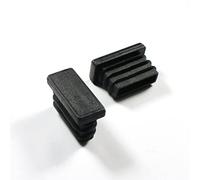 ajile - Embout rectangulaire pour Tube de Dimension 35x15 mm et d'épaisseur 1,0-2,5 mm Noir - 4 pièces - EPH109