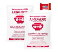 AJINOMOTO Glutamate monosodique, (2 x 1000 g), glutamate monosodique (MSG), exhausteur de goût de qualité supérieure pour cuisine asiatique et internationale - Trinovi