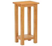 AJJHUUKI Accueil Tables d'appoint, tables d'appoint, table d'appoint 27 x 24 x 55 cm en bois de chêne massif