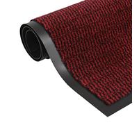 AJJHUUKI Decor-Paillasson anti-poussière, rectangulaire, 90 x 150 cm, rouge