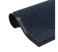 AJJHUUKI Decor-Paillasson anti-poussière rectangulaire touffeté Bleu 120 x 180 cm