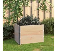 AJJHUUKI Lot de 3 pots et jardinières en pin massif 60 x 80 cm