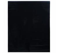 AJJHUUKI Maison et jardin, décoration, traitements de fenêtres, films de fenêtre pour la maison-film statique givré noir 45 x 2000 cm PVC