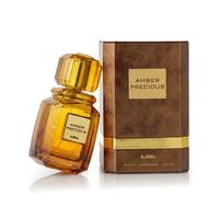 Ajmal Amber Precious - Eau de parfum 100 ml - Unisexe - Parfum ambré oriental - Parfum de luxe longue durée fabriqué à Dubaï - Notes chaudes boisées et épicées - Signature Arabian