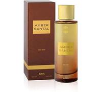 Ajmal Brume capillaire Amber Santal 100 ml | Parfum pour cheveux ambre et bois de santal | Spray léger parfumé | Fabriqué à Dubaï