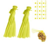 AJMDGW Lot de 100 sacs à ébullition pour fruits de mer, sacs en plastique réutilisables, sacs pour écrevisses, sacs à ébullition, sacs à oignons, sacs à fruits et légumes