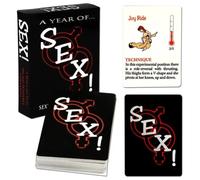 AJOHBM 50 Cartes Couple Jeu Passion pour Se Redecouvrir Facile a Transporter 0523