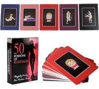 AJOHBM 50 Cartes de Jeux pour Couples - Jeu de Société, Accessoire de Divertissement - ZS0512