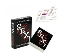 AJOHBM 50 Façons de Jouer - Jeux de Société de Cartes, Jeu Interactif pour Couples et Parties de Surprise - D20Y11ZX