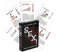 AJOHBM Ces 50 Cartes forment Un Jeu de Solitaire Qui Peut être utilisé par Les Couples en Chambre. - Y11D19WX